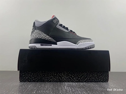 DailyWear 440 Cement Black  854262-001 Retro Jordan 3 0628
